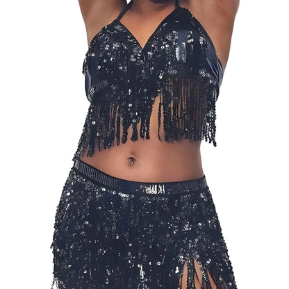 Rave Festival Shiny Fringe Set