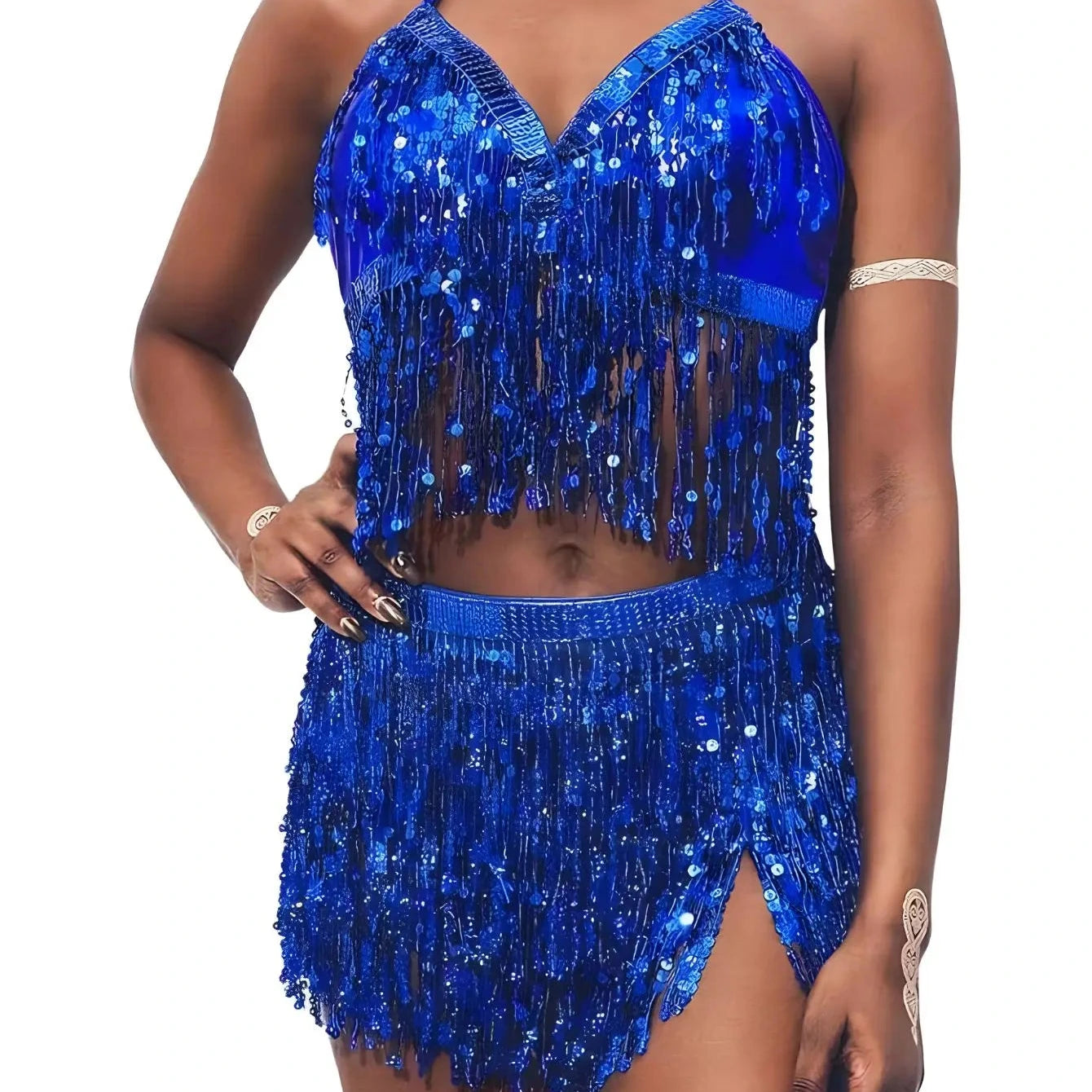 Rave Festival Shiny Fringe Set