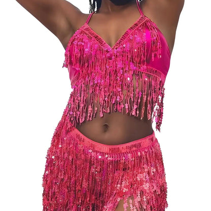Rave Festival Shiny Fringe Set